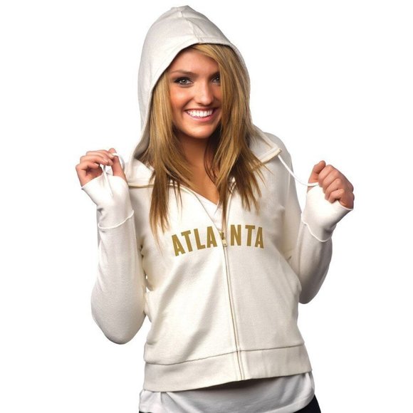 All-Sport Couture Womens NFL Atlanta Falcons Play Action Hoodie New With Tags - Picture 1 of 10